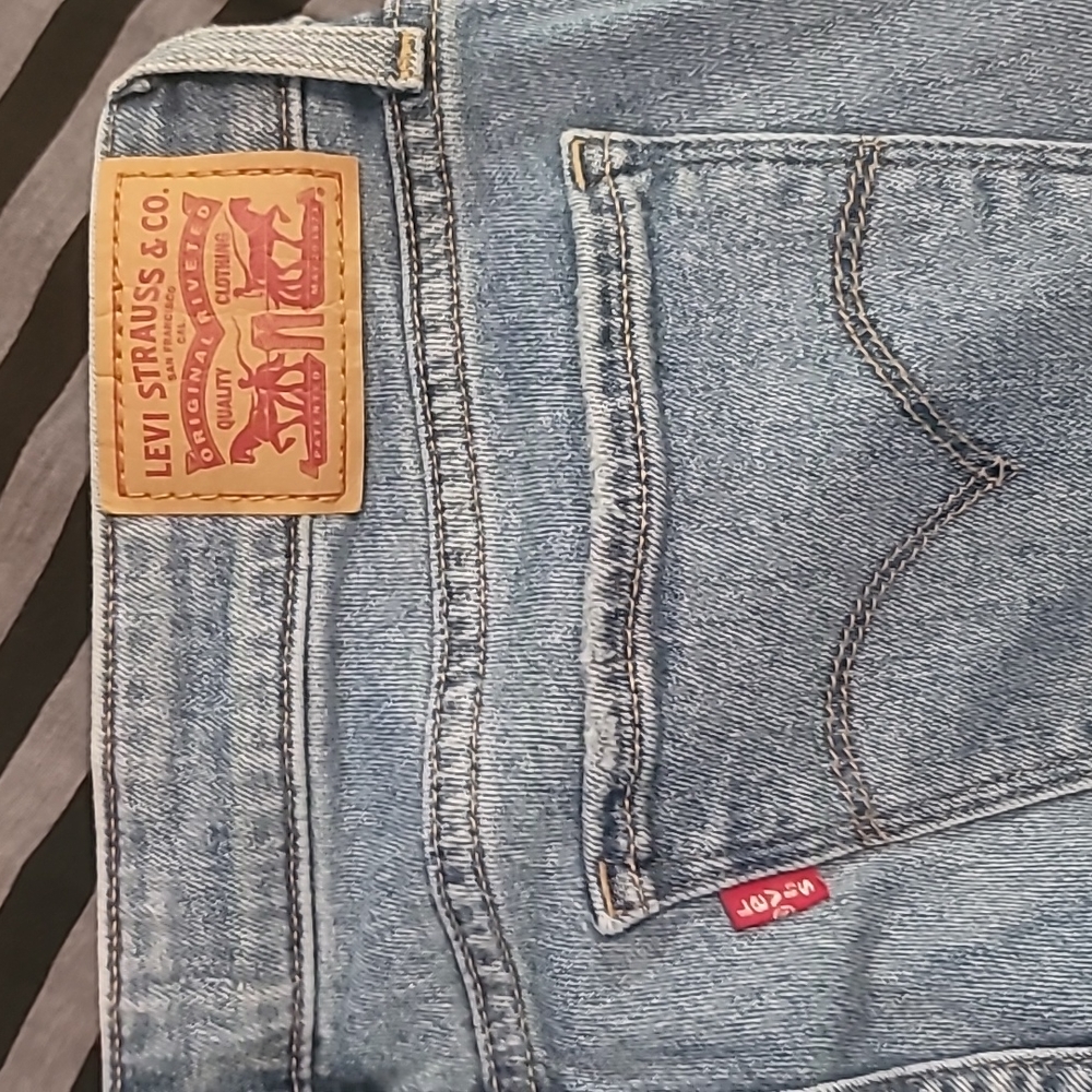 LEVIS STRETCH SKINNY SIZE 8 29 TALL 32" INSEAM - Picture 6 of 8
